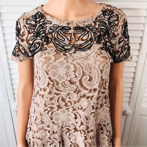 FREE PEOPLE Pink Lace Dreamer Dress Size Extra Small - Picture 3 of 8